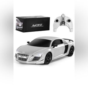 Audi R8 Remote Control Car - 1/24 Scale Fast Rc Race Car, 3.7V 500 mAh Car Toys